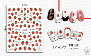 CA678 Summer Fruit Self-adhesive Nail Art Sticker