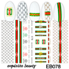EB078 Gucci Brand Logo 3D Nail Art Sticker