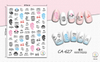 CA627 Russia Self-adhesive Nail Art Sticker