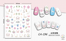 CA596 Winter Self-adhesive Nail Art Sticker