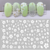 F724-F727 2021New White Gold Color Self-adhesive Nail Sticker