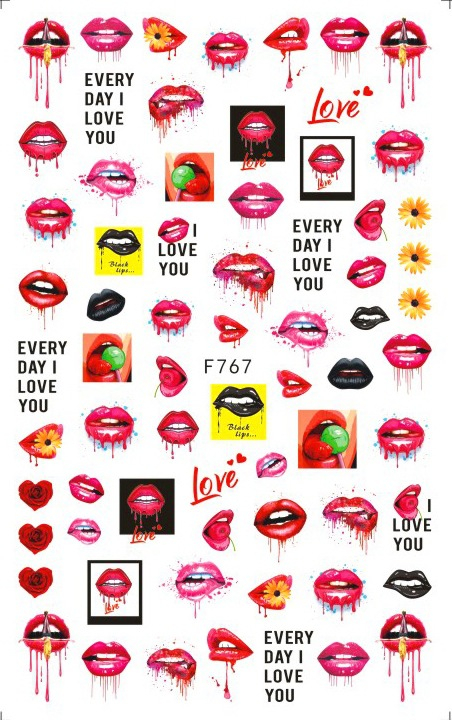 F767 Self-adhesive Nail Sticker 2021 New