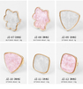 New Color Sea Shell Nail Color Palette Ring