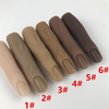 silicone finger high simulation realitic middle finger flexible Nail Art practice