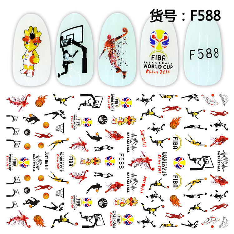 F588 3D Self Adhesive Nail Art Sticker