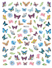 WG231-240 Ultha-thin Butterfly Adhesive Nail Sticker