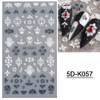 5D Embossed Lace Nail Sticker