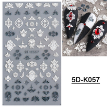 5D Embossed Lace Nail Sticker