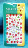 5D Embossed Fruit Lemon Berry Cherry Watermelon Nail Sticker