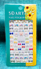 5D Embossed Bowknot Nail Sticker