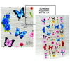 5D Embossed Butterfly Flowder Nail sticker