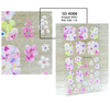5D Embossed Spring Bird Flowder Nail sticker