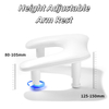Height Adjustable PU Leather Arm Rest Pillow Comfrtable Manicure Arm Rest