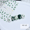 Embossed Flower Adhesive Nail Stickers