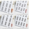 French Guide Nail Sticker Different Styles