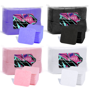 Lint Free Nail Polish Remover Pads Cotton Cleaning Pad 1200 pcs/bag
