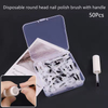 50Pcs/Box Disposable Nail Polish Brush Nail Polish Bottle Replacement Brush