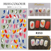 Flower Heart Adhesive Nail Sticker