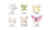 Mixed Bowknot Fluorescent Butterfly Starfish 6 Grid Nail Charm Nail Decoration