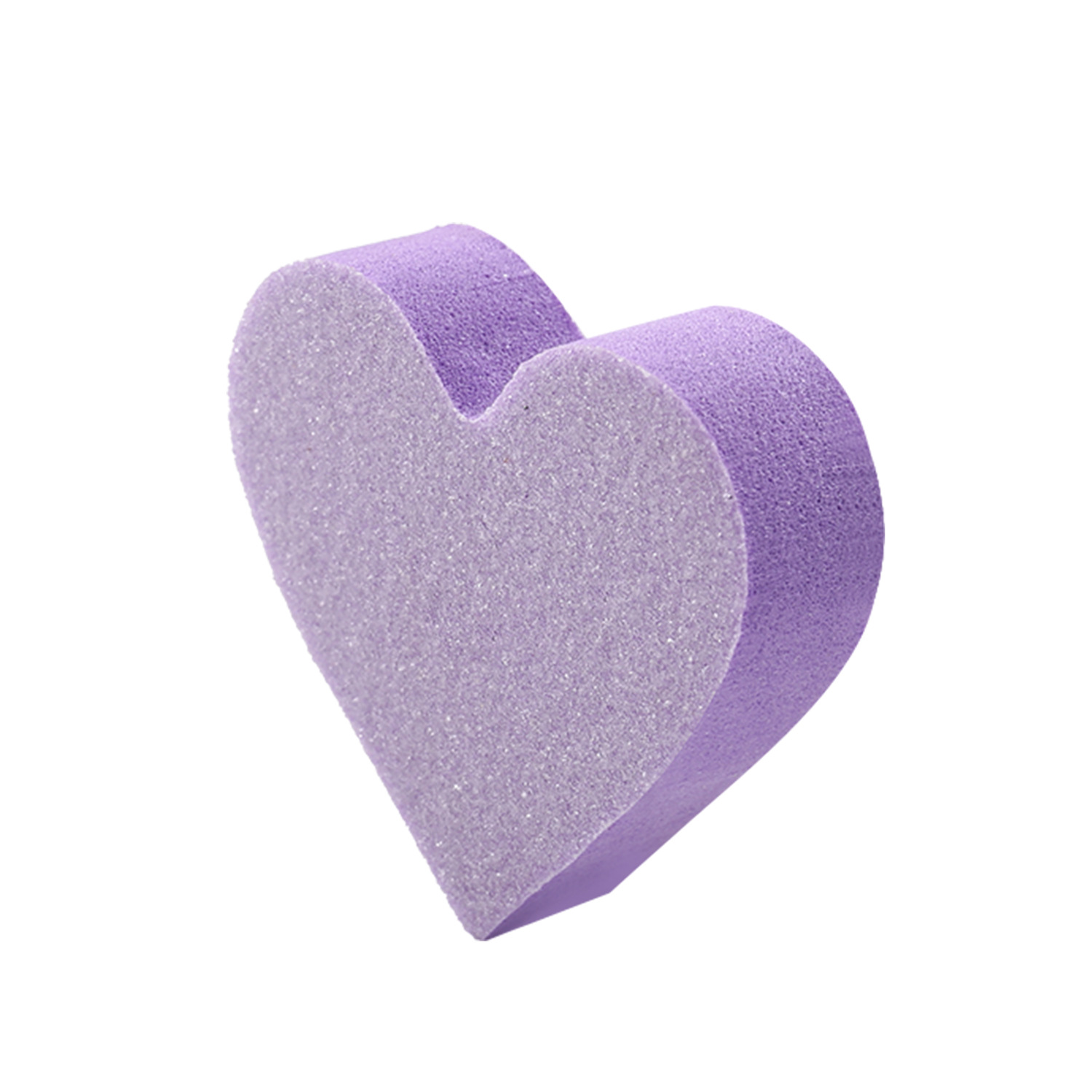 20 pcs/bag Double Side Heart-shaped Nail Sponge File