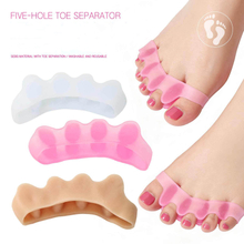Foot Finger Divider Form Nail Tool Silicone Toe Separator