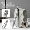 Five in One Nail Dotting Pen Powder Silicone Application Brush Nail Painting Brush