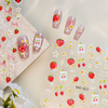 New Creamy Strawberry Nail Diy Sticker Nail Decoration