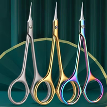 Stainless Steel Cuticle Scissors Dead Skin Remover for Nails Art Clippers Russian Nail Scissors Manicure Tool