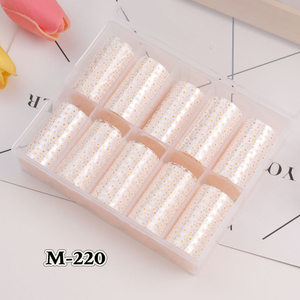 36 Designs Nail Foils for Transfer Paper Cartoon Stickers Colorful Nail Wraps Nail Decoration