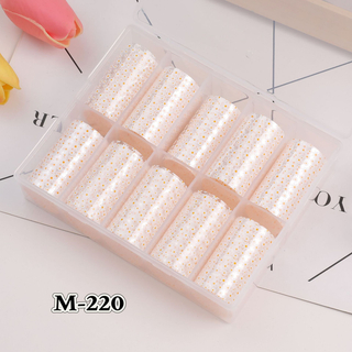 36 Designs Nail Foils for Transfer Paper Cartoon Stickers Colorful Nail Wraps Nail Decoration