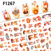 2026 Autumn Leaves Nail Adhesive Sticker