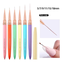 Ultra Thin Drawing Brush Stripe Nail Art Brush Nail Liner Brush Uv Gel Painting Pen 