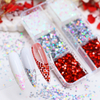 Valentine's Day Heart Shaped Mini Nail Accessories