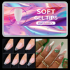 Extra Short Frosted Soft Gel Tips 300pcs/box High Quality