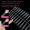 192pcs/box 4 Shapes in 1 Box Extra Long Nail Soft Gel Tips