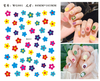 WG001-026 Summer Flower Fruit Cute Cartoon Nail Sticker