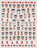 WG161-169 Cartoon And Brand Nail Sticker