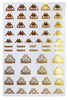 D027 Kappa Brand Logo 3D Nail Art Sticker 6 colors available