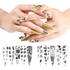 Nail Leopard Marble Love Nail Star Transfer Sticker