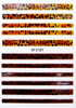 XF3181 3D Nail Art Sticker