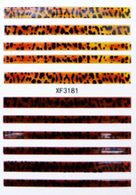 XF3181 3D Nail Art Sticker