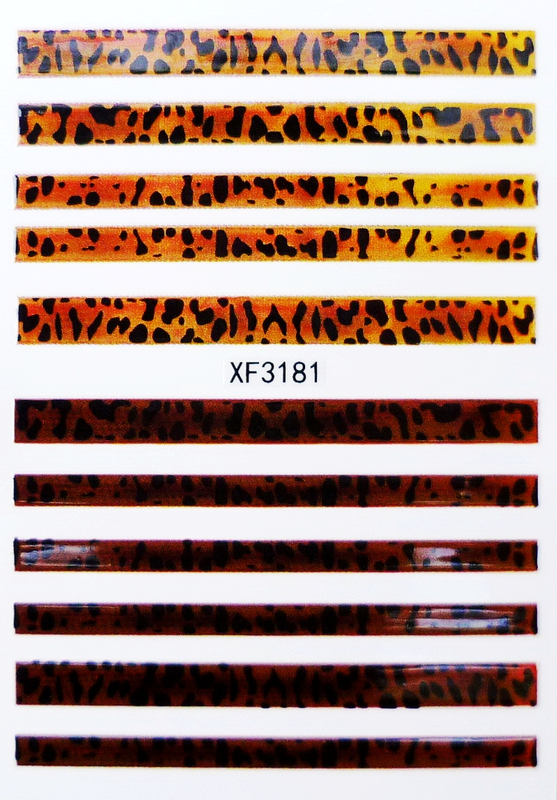 XF3181 3D Nail Art Sticker