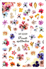 XF3209 3D Nail Art Sticker