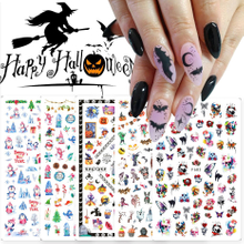 F682-F691 Halloween And Christmas 3D Nail Sticker 
