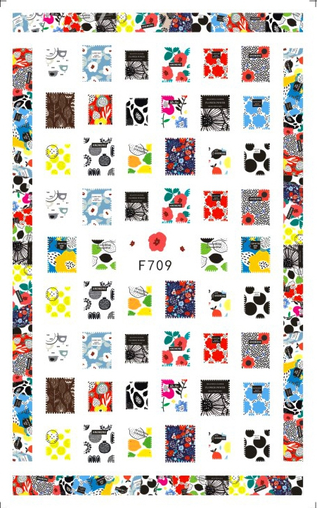 F709 Self-adhesive Nail Sticker Dec 2020 New