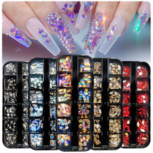 Flat-back AB Crystal Nail Rhinestones