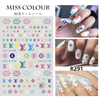 R291 LV Brand Logo 3D Nail Art Sticker