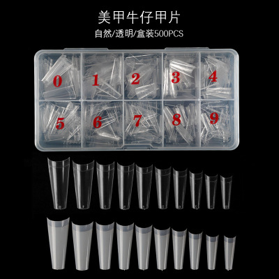 2020 New Shape Cowboy Half Cover onail artificatial tips