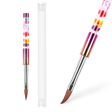 #8-#14 Nail Acrylic Brush with Dry Flower Handle