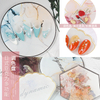Different Shape Crystal Agate Nail Color Palette Polish Painting Tool With Nail Art Display 